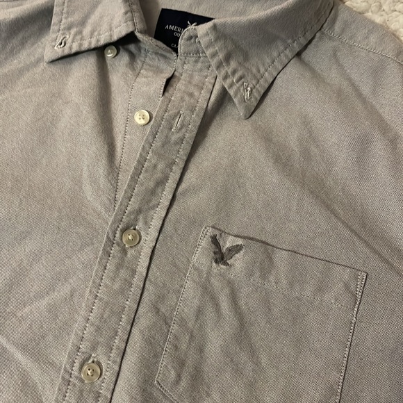 American Eagle Button Down & Hollister Long Sleeve Size Small - Picture 4 of 10